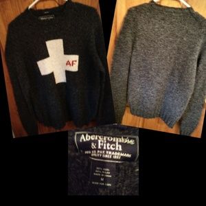~Vintage 'Abercrombie & Fitch' Wool-Blend Sweater~